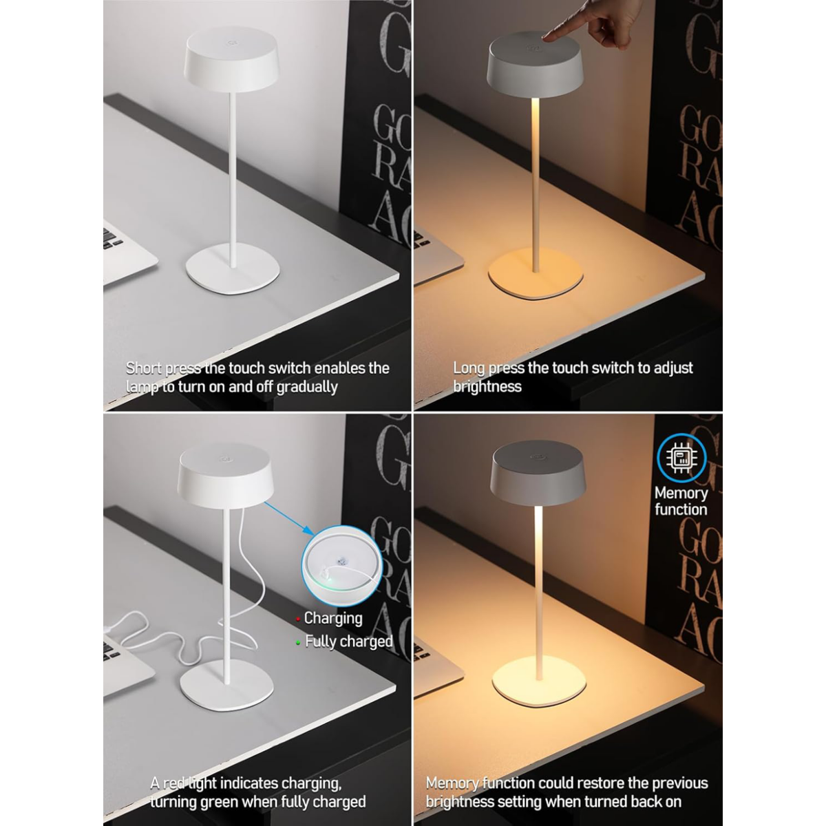 LED Cordless Table Lamp