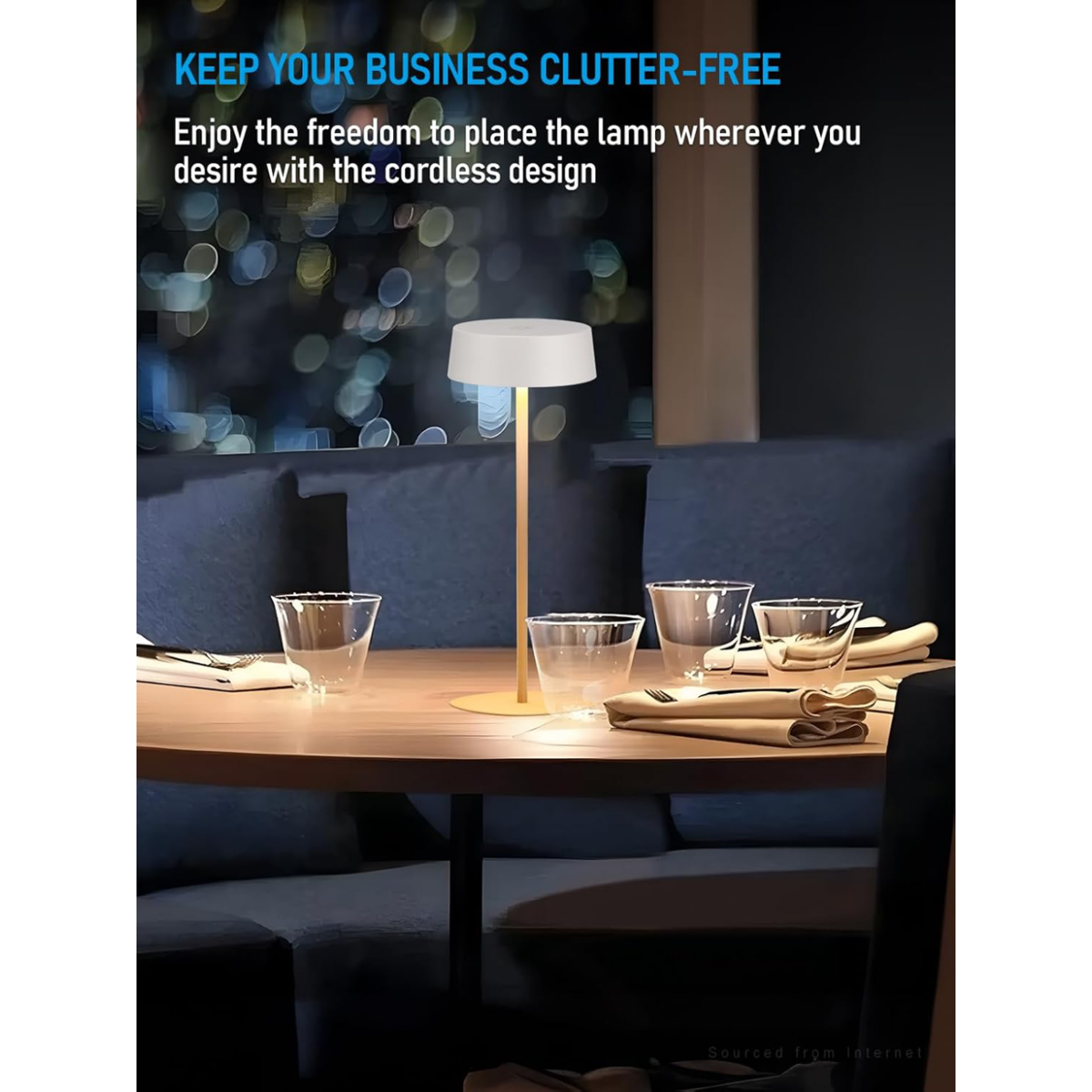 LED Cordless Table Lamp