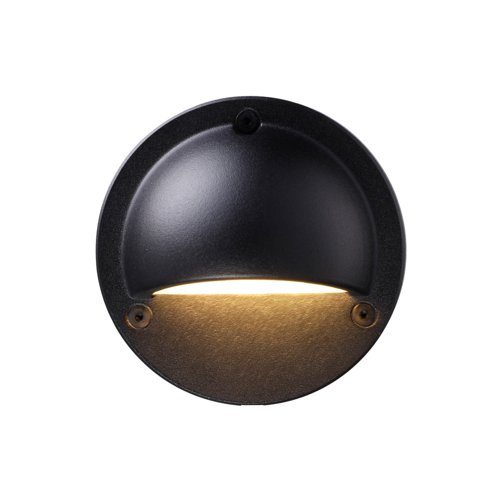 LeonLite® Semisfera Deck & Rail Light - Matte Black - 3000K - LeonLite