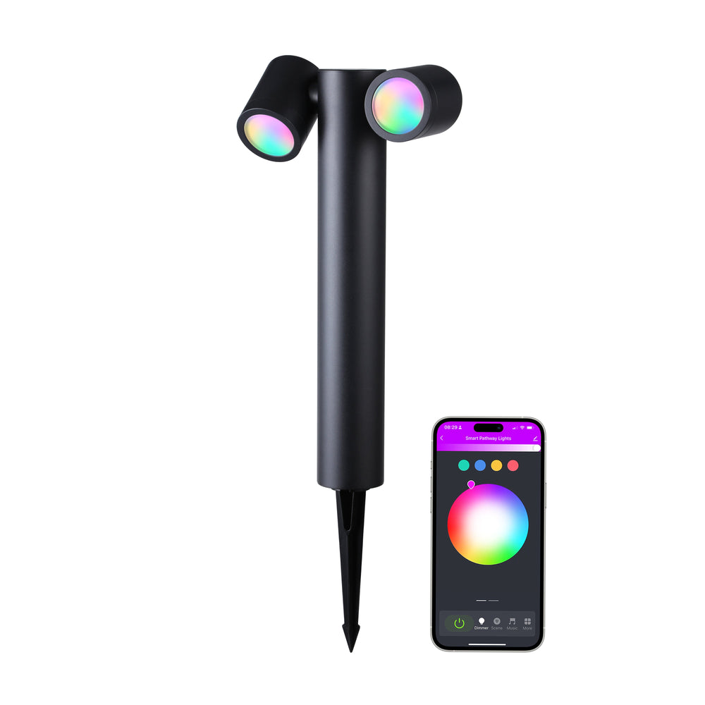 XGEN™ Dual-spot LED Path Light - RGB Adjustable Color Temperature