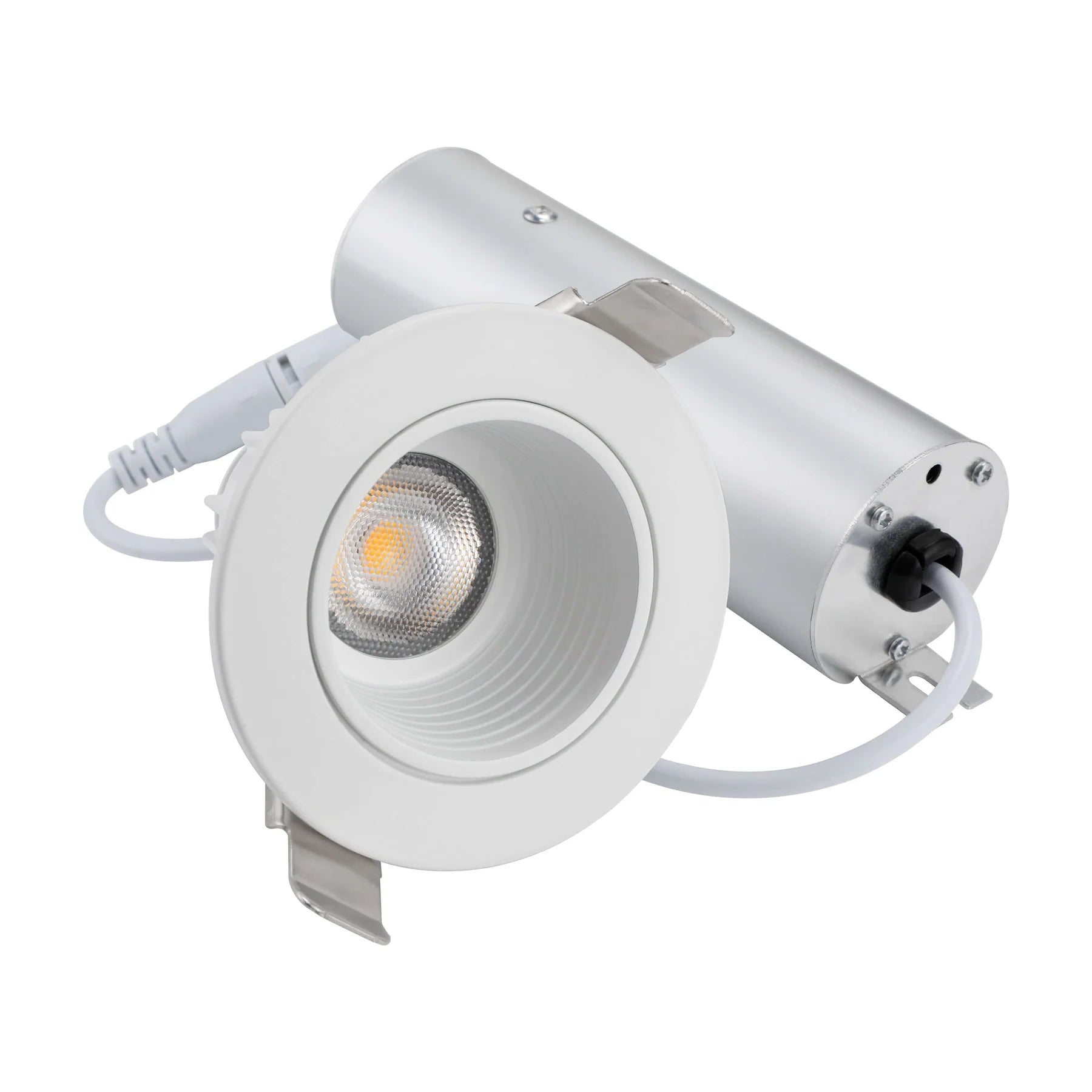 Bafflux 2" Glare-free LED Recessed Light - 9W Dimmable with Baffle Trim