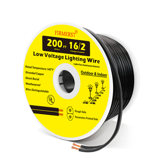 FIRMERST 16/2 Low Voltage Landscape Wire Outdoor Lighting Cable UL Listed