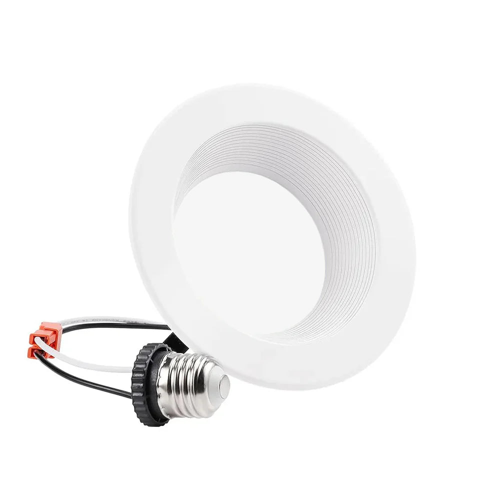 Baffit 4" Glare-free Retrofit LED Recessed Light - 10W Dimmable with Baffle Trim