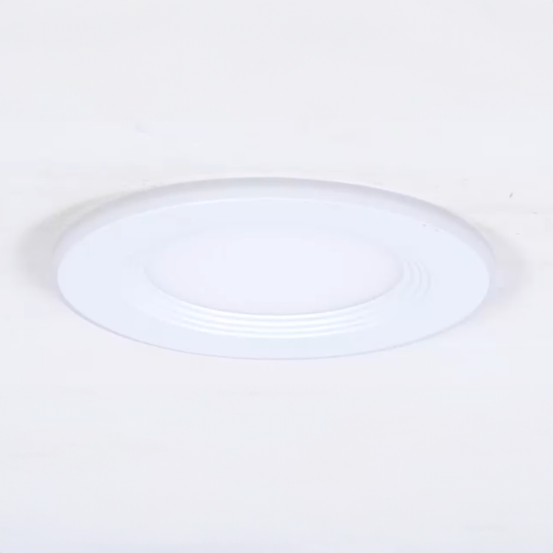 SnowyOwl 6" Ultra-thin Glare-free Canless LED Recessed Lights with Night Light - SDL 12W Dimmable 1/2" Thick