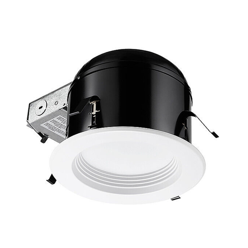 Baffit 6" Remodeling Glare-free LED Recessed Light Kit - 15W Dimmable with Baffle Trim and Housing