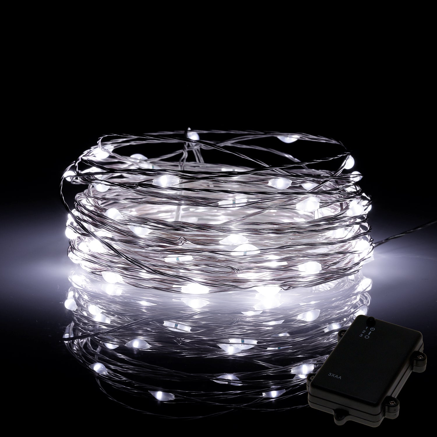TORCHSTAR 100-LED Copper Wire String Light with Plug -White – Torchstar ...