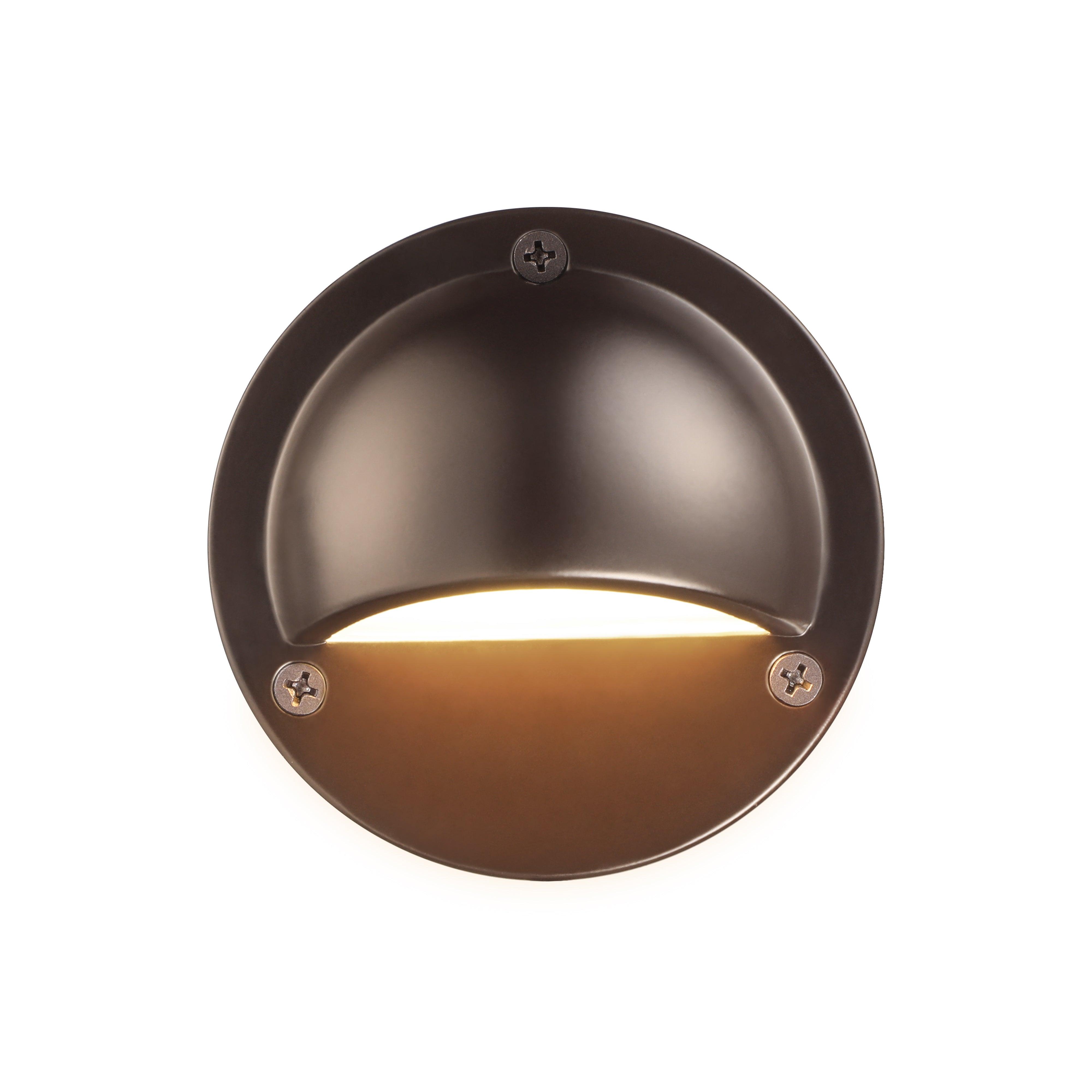 LeonLite® Semisfera Deck & Rail Light - Matte Brown - 3000K - LeonLite