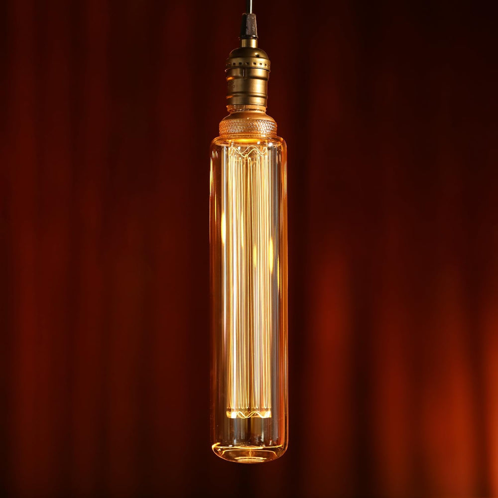 TORCHSTAR LED T19 Tubular Decorative Light Bulb - 3.5W - 2000K Amber
