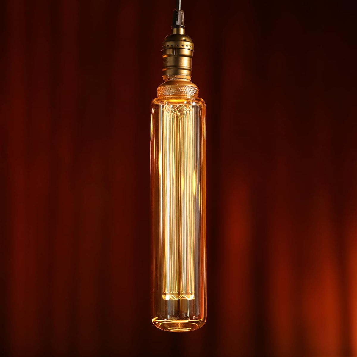 TORCHSTAR LED T19 Tubular Decorative Light Bulb - 3.5W - 2000K Amber