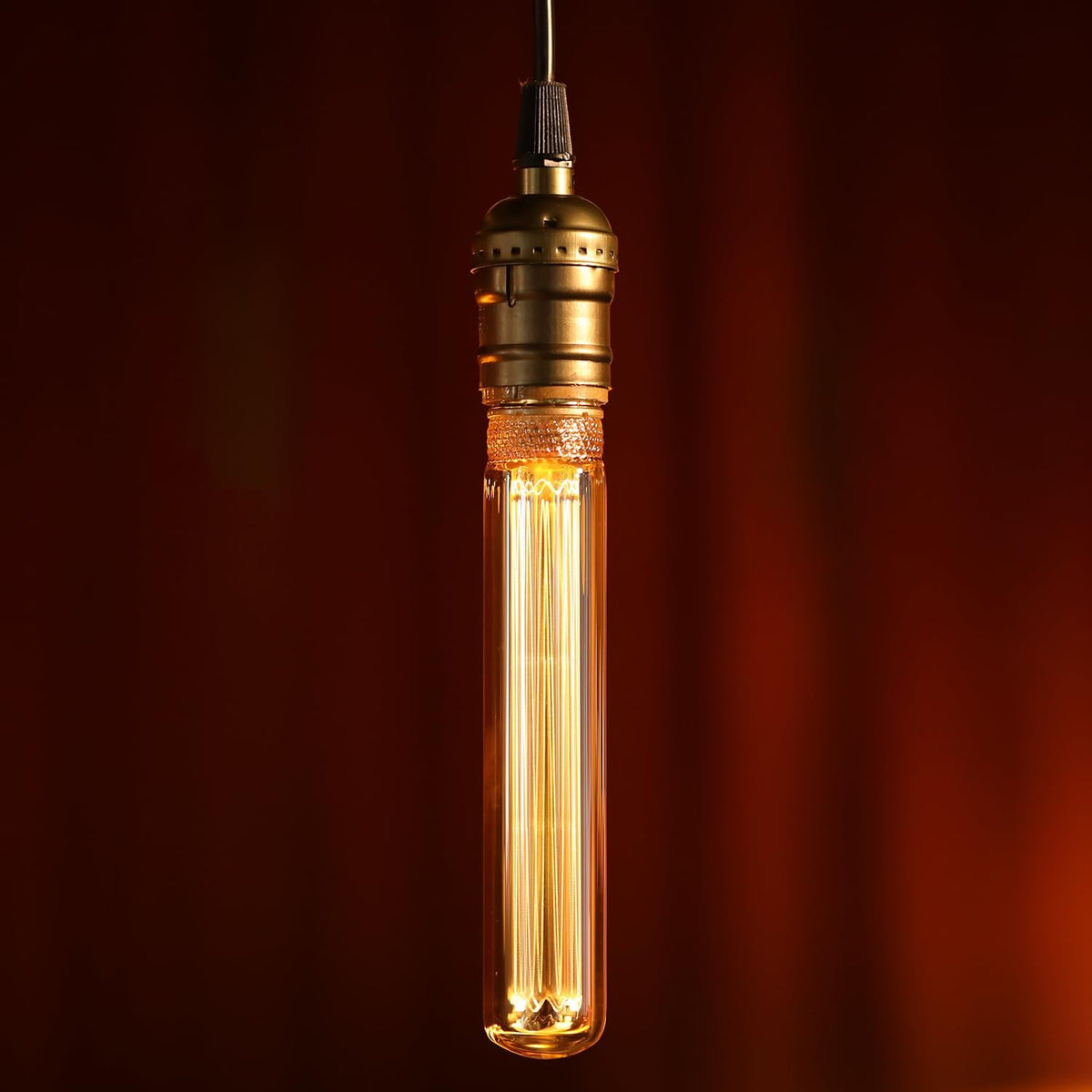 TORCHSTAR LED T10 Tubular Decorative Light Bulb - 2.3W - 2000K Amber
