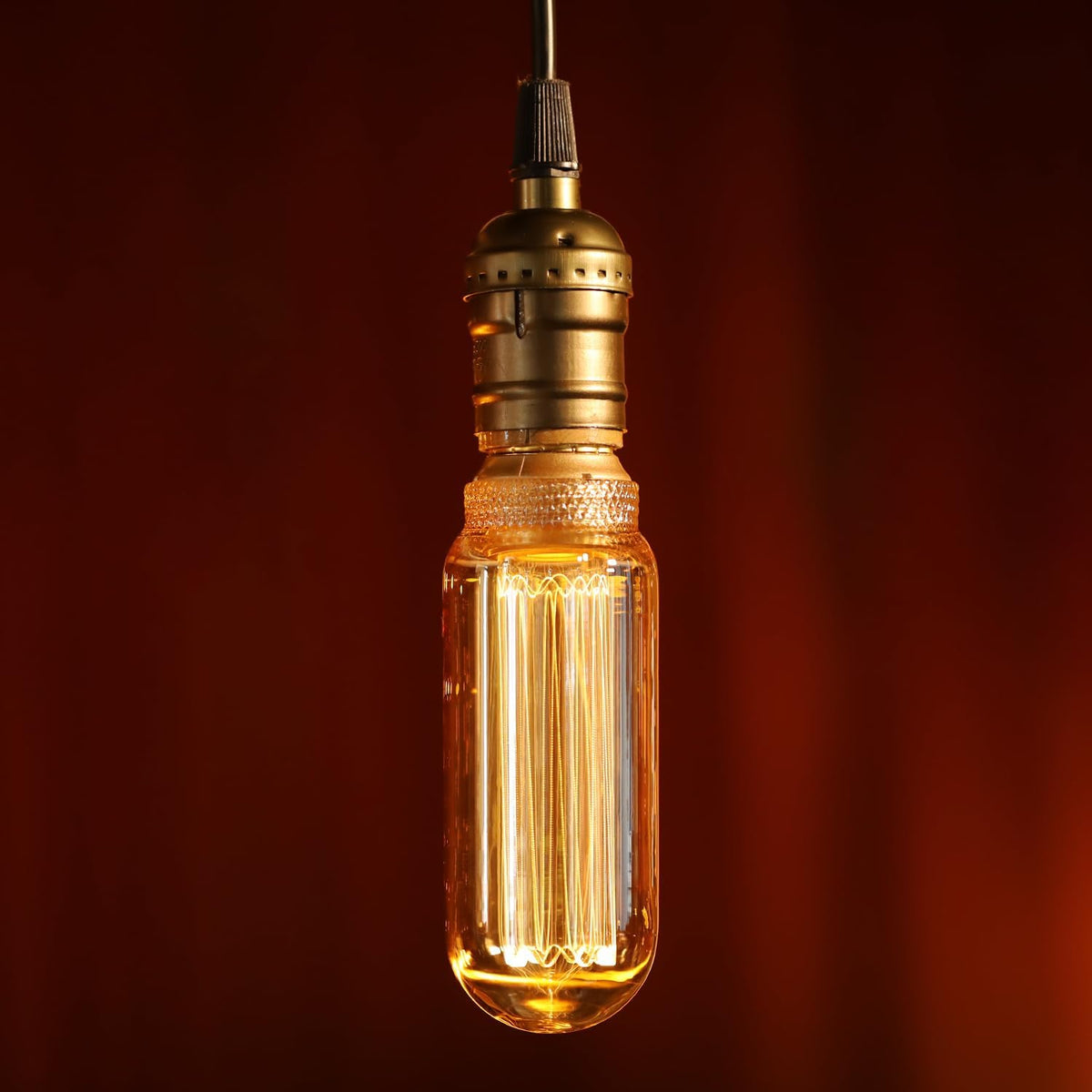 TORCHSTAR LED T14 Tubular Decorative Light Bulb - 3.5W - 2000K Amber