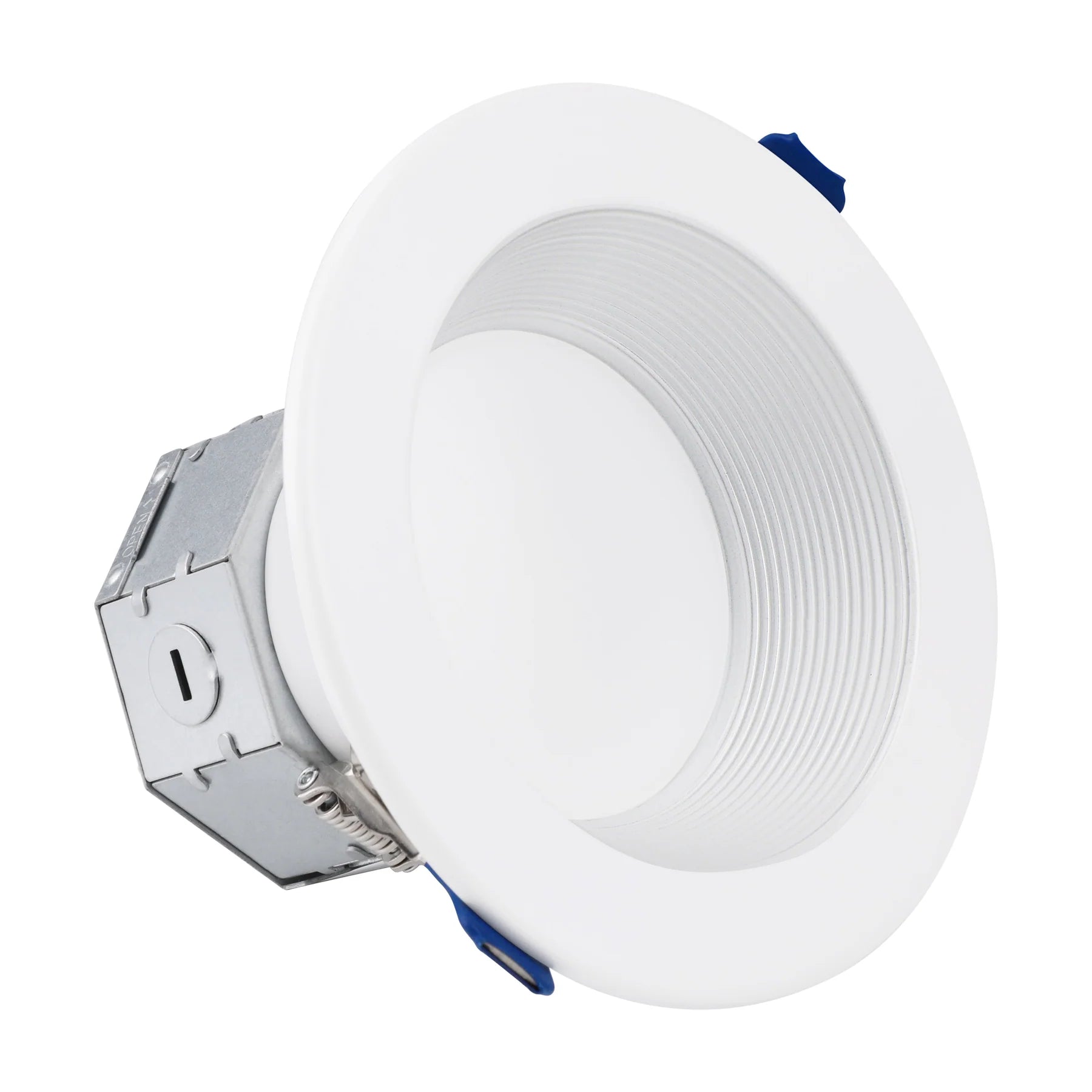 Bafflux 4" Glare-free LED Recessed Light - 10W Dimmable with Baffle Trim