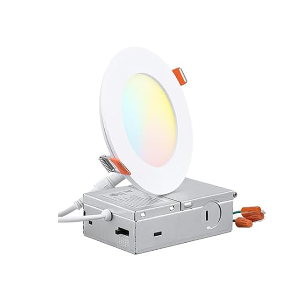 TORCHSTAR 4 Inch 5CCT Ultra-Thin LED Recessed Lighting