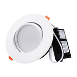 Rotatolux 6" Gimbal Canless LED Recessed Light - SDL 13.5W Dimmable with Wide Beam Angle