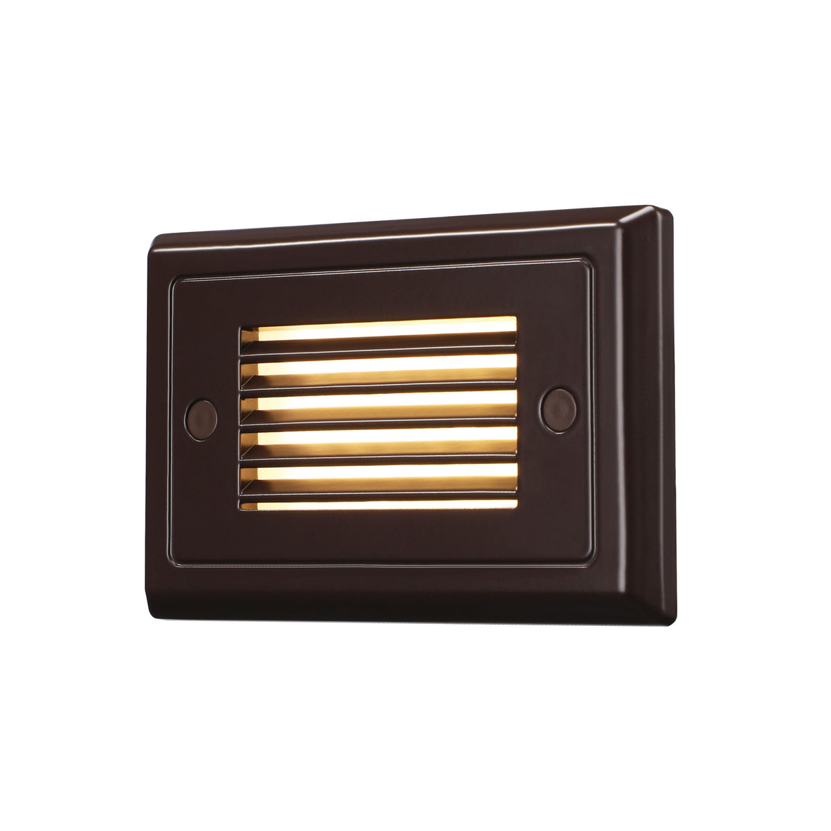 LeonLite® Pro Parallel Retro Louvered Step & Deck Light - Black Bronze - 3000K - LeonLite