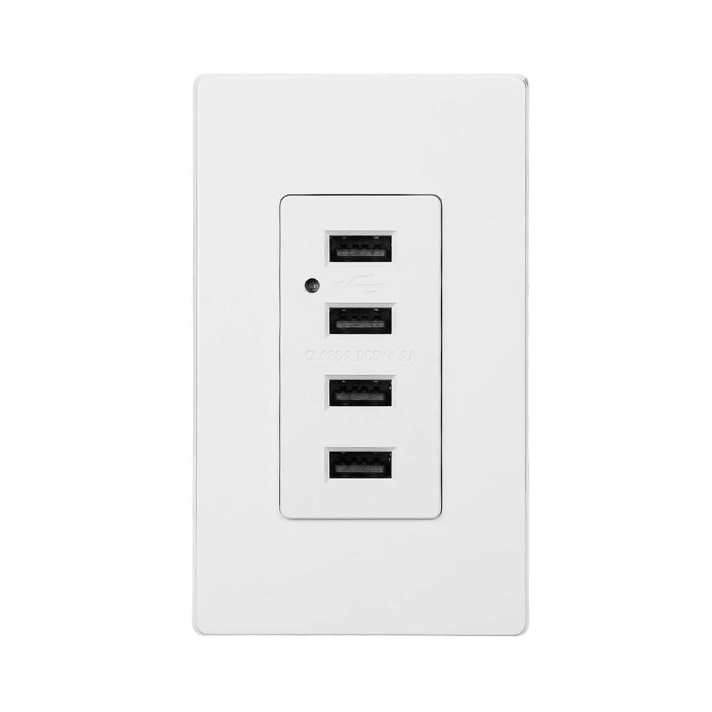 4 USB Charging Wall Outlets