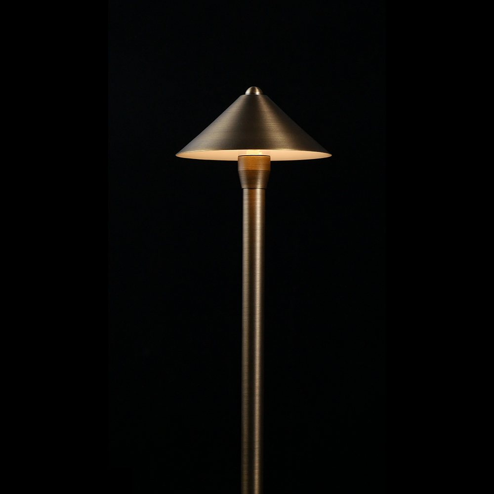 Premium USDL 21.5" Brass Path Lights - Lamp Ready