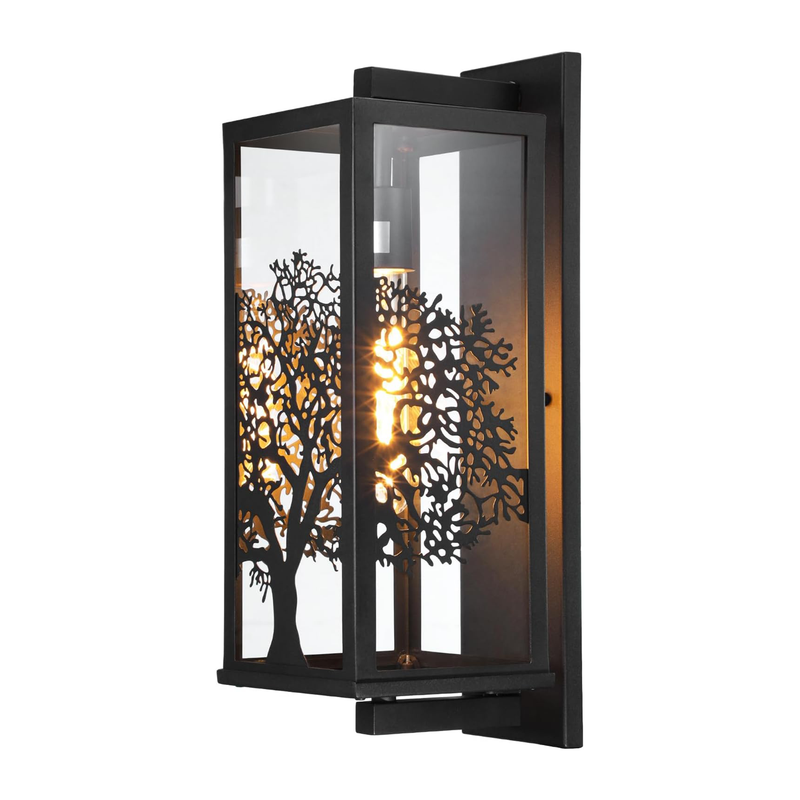 PatternArt™ 18" Cottage Style LED Outdoor Wall Sconce - Lamp Ready