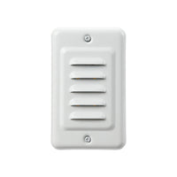 LeonLite® Pro Upright Pillbox Louvered Step & Deck Light - White - 3000K - LeonLite