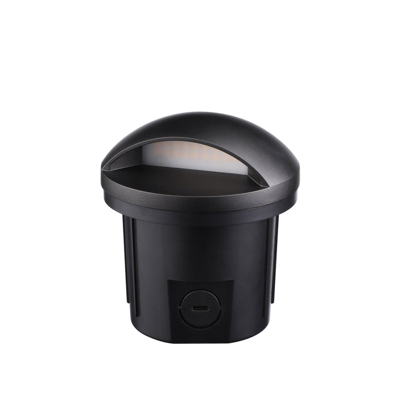 Crescente In-Grade Well Light - Black - 3000K