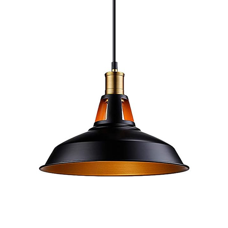 ArtisanGleam Vintage Hanging Pendant - Matt Black