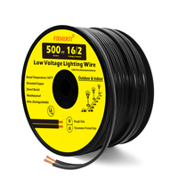 FIRMERST 18/2 Low Voltage Landscape Wire - 200 Ft, SPT-2W, Direct Burial, UL Listed