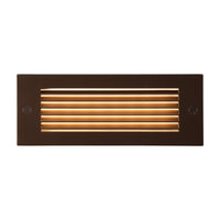 LeonLite® ZincTech Commercial Louvered Step & Deck Light - Oil Rubbed Bronze - Adjustable Color Temperature - LeonLite