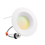 Baffit 6" Glare-free Retrofit LED Recessed Light - 15W Dimmable with Baffle Trim