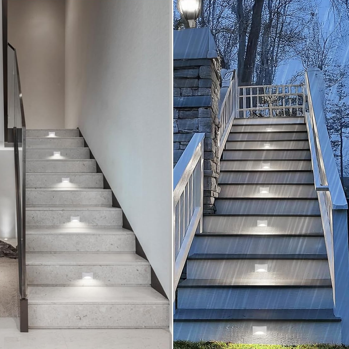 TORCHSTAR 5CCT 120V Horizontal C-shaped Step Light