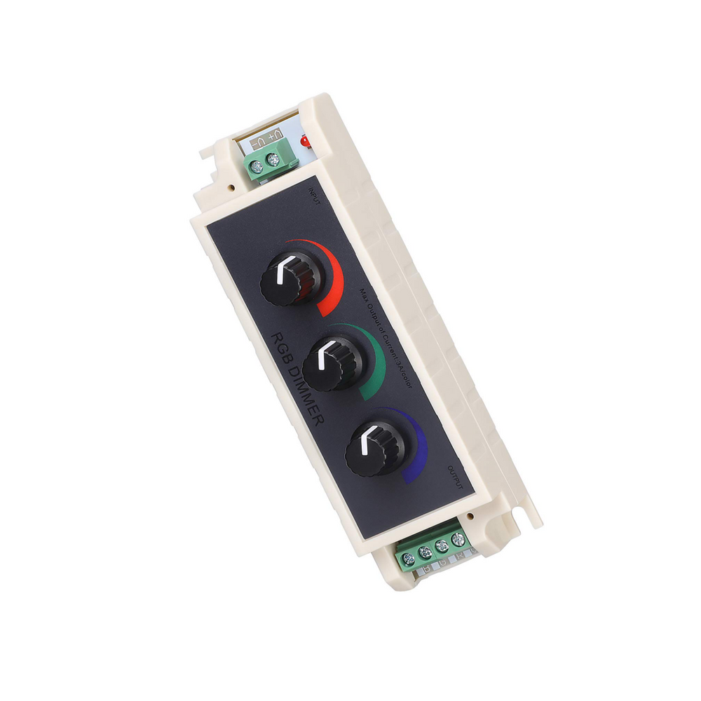 TORCHSTAR DC12V-24V 9A PWM RGB LED Dimmer Controller