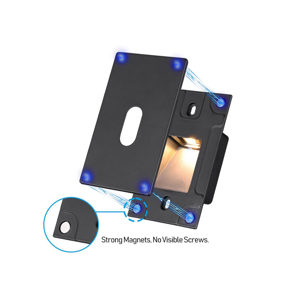 TORCHSTAR 5CCT 120V LED Step Light, Dimmable Pin Hole Stair Lights