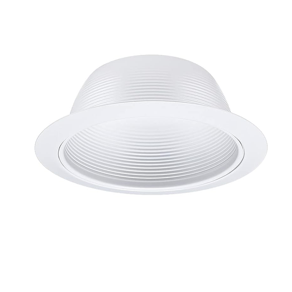 6 Inch Classic White Recessed Can Light Trim
