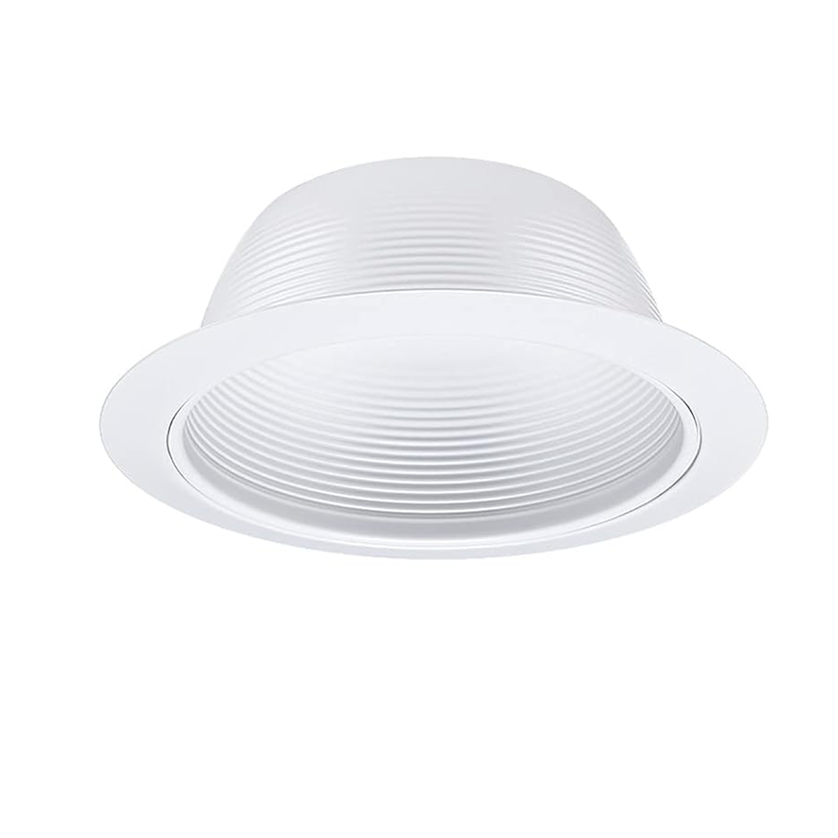 6 Inch Classic White Recessed Can Light Trim