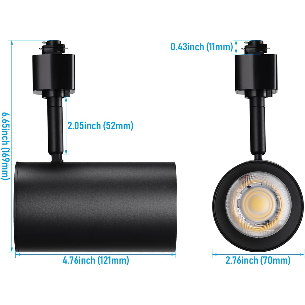 18W 5CCT LED Track Light Heads H Type