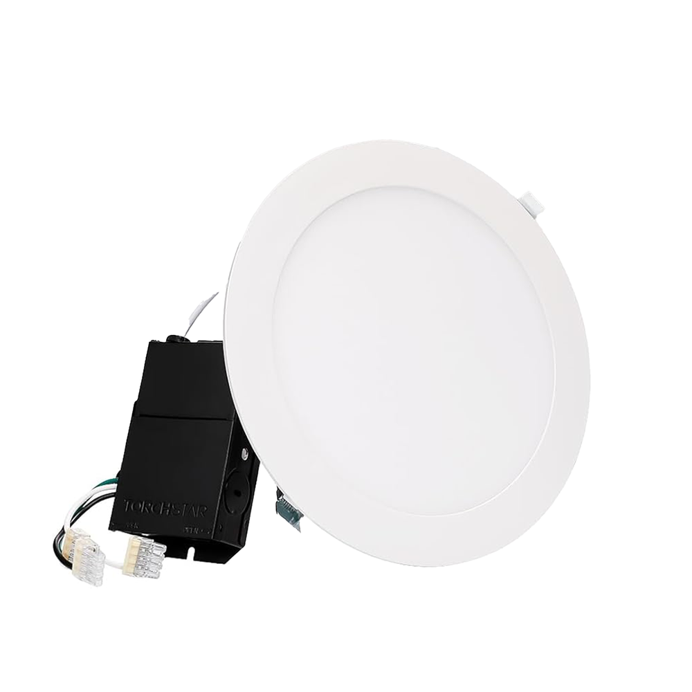 Premium Series 8 Inch Ultra-Thin LED Recessed Light with Junction Box
