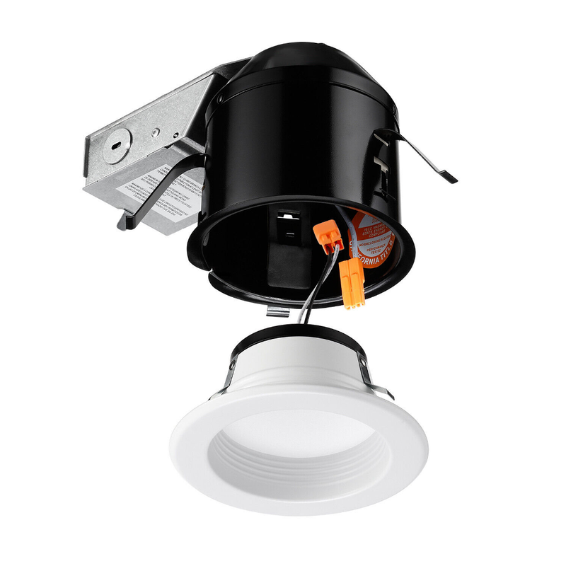 Baffit 4" Remodeling Glare-free LED Recessed Light Kit - 10W Dimmable with Baffle Trim and Housing