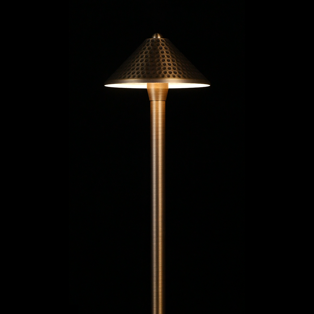 Premium USDL-T 21.5" Brass Path Lights - Lamp Ready