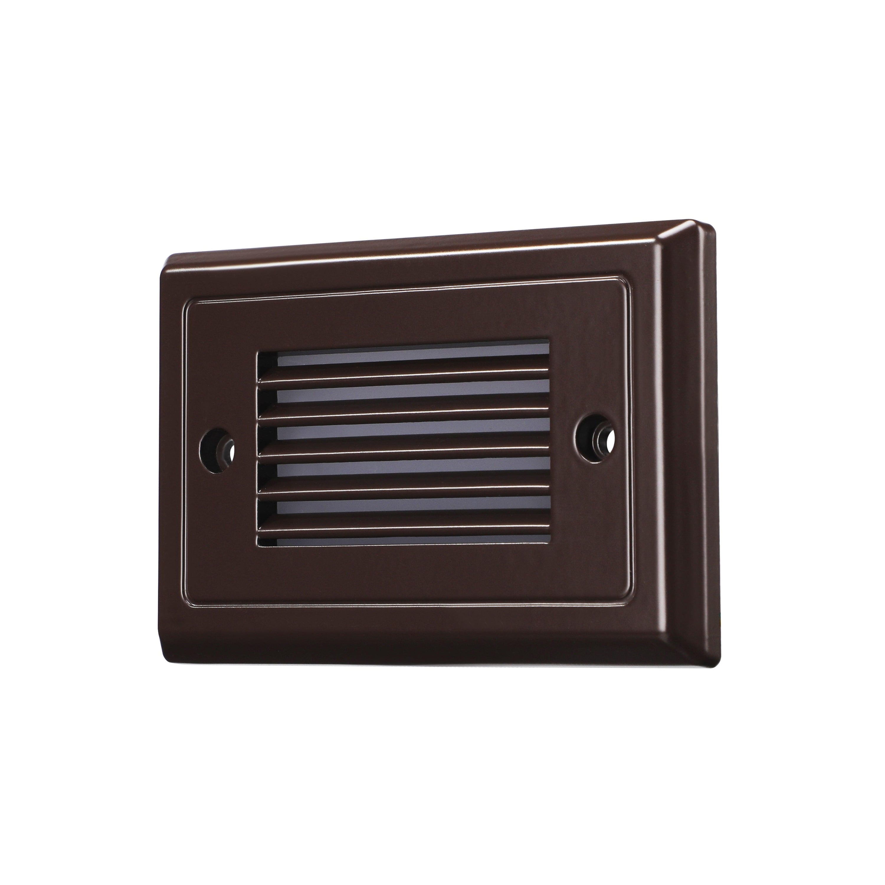 LeonLite® Pro Parallel Retro Louvered Step & Deck Light - Black Bronze - 3000K - LeonLite