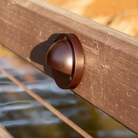 LeonLite® Semisfera Deck & Rail Light - Matte Brown - 3000K - LeonLite 4