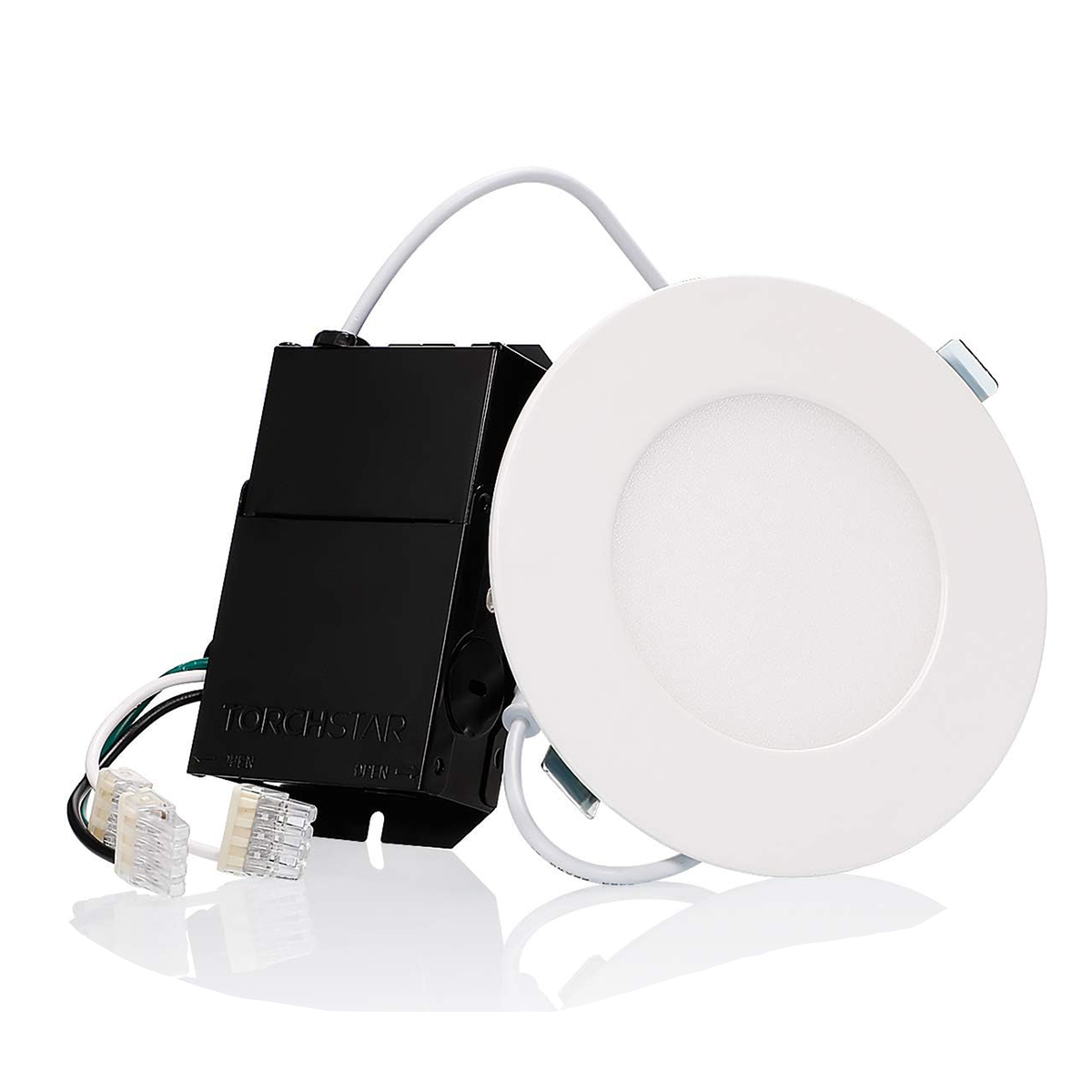 Premium Series 4 Inch Ultra-Thin LED Recessed Light with Junction Box