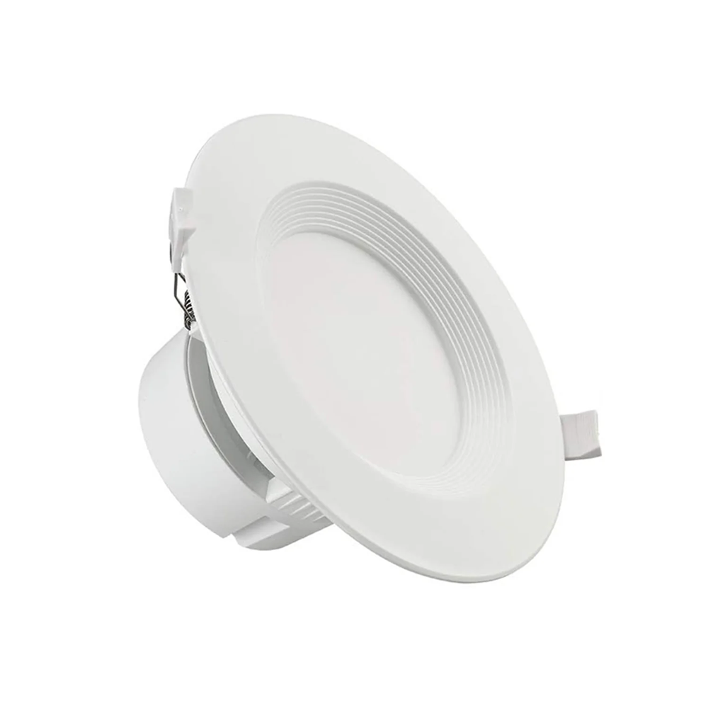 Classic 6" Glare-free Canless LED Recessed Light - 9W Dimmable with Baffle Trim