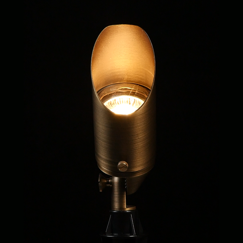 Premium BSL Adjustable Cast Brass Spot Light - Lamp Ready