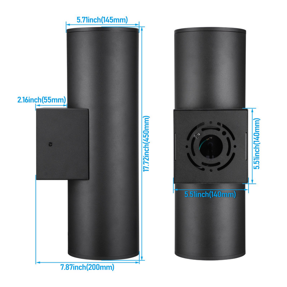 TORCHSTAR 5CCT 6 Inch Architectural LED Up Down Wall Light