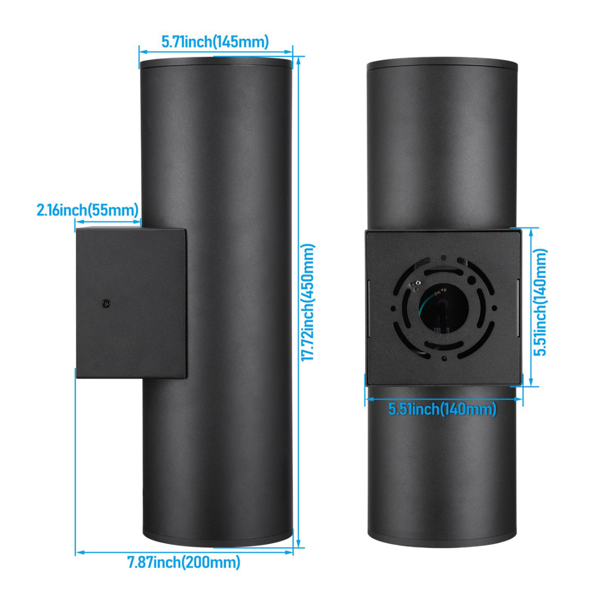TORCHSTAR 5CCT 6 Inch Architectural LED Up Down Wall Light