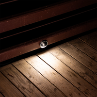 LeonLite® Semisfera Deck & Rail Light - Satin Nickel - 3000K - LeonLite 5