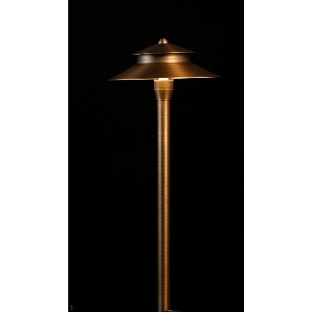 Premium DSDL 22.5" Brass Path Lights - Lamp Ready