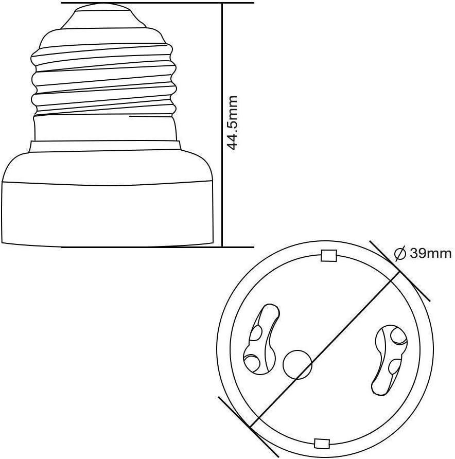 TORCHSTAR E26/E27 to GU10 Adapter