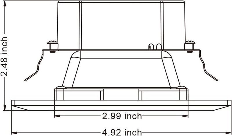 Cubefit 4" Retrofit LED Recessed Lights - 9W - Single CCT