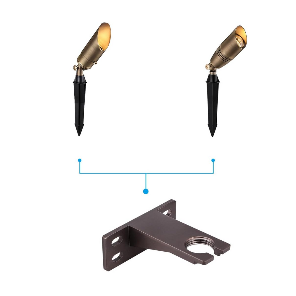 Gutter Mount Bracket for Low Voltage LED Spotlight