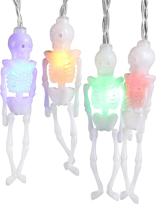 WispWonders Halloween Skull Lights - Battery Powered